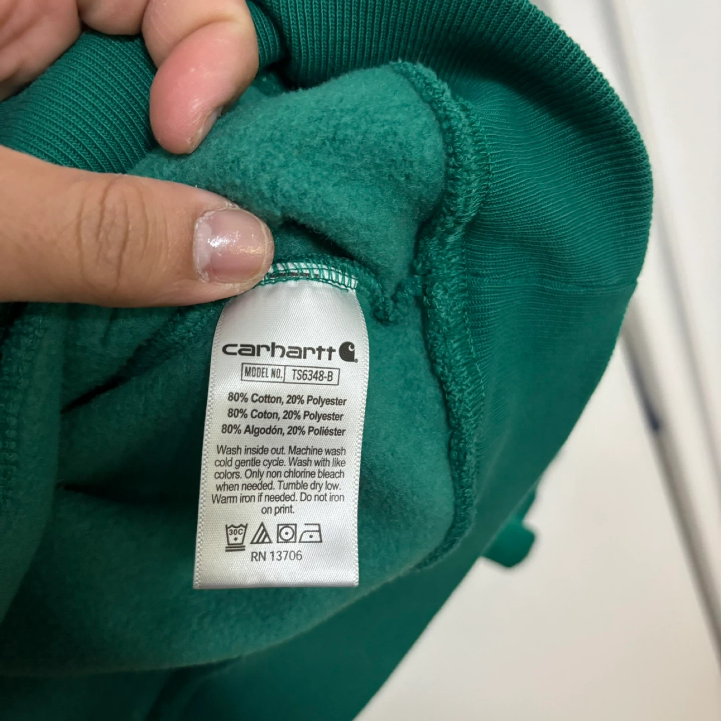 Carhartt Green Hoodie XL/TG/XG (18-20) - photo 4