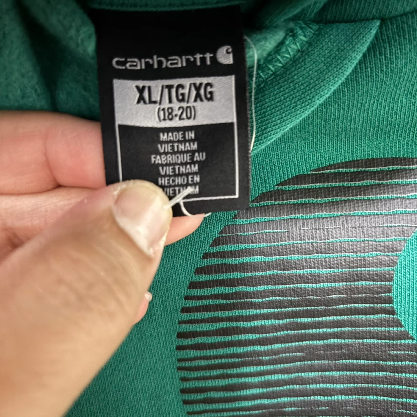 Carhartt Green Hoodie XL/TG/XG (18-20) - photo 3