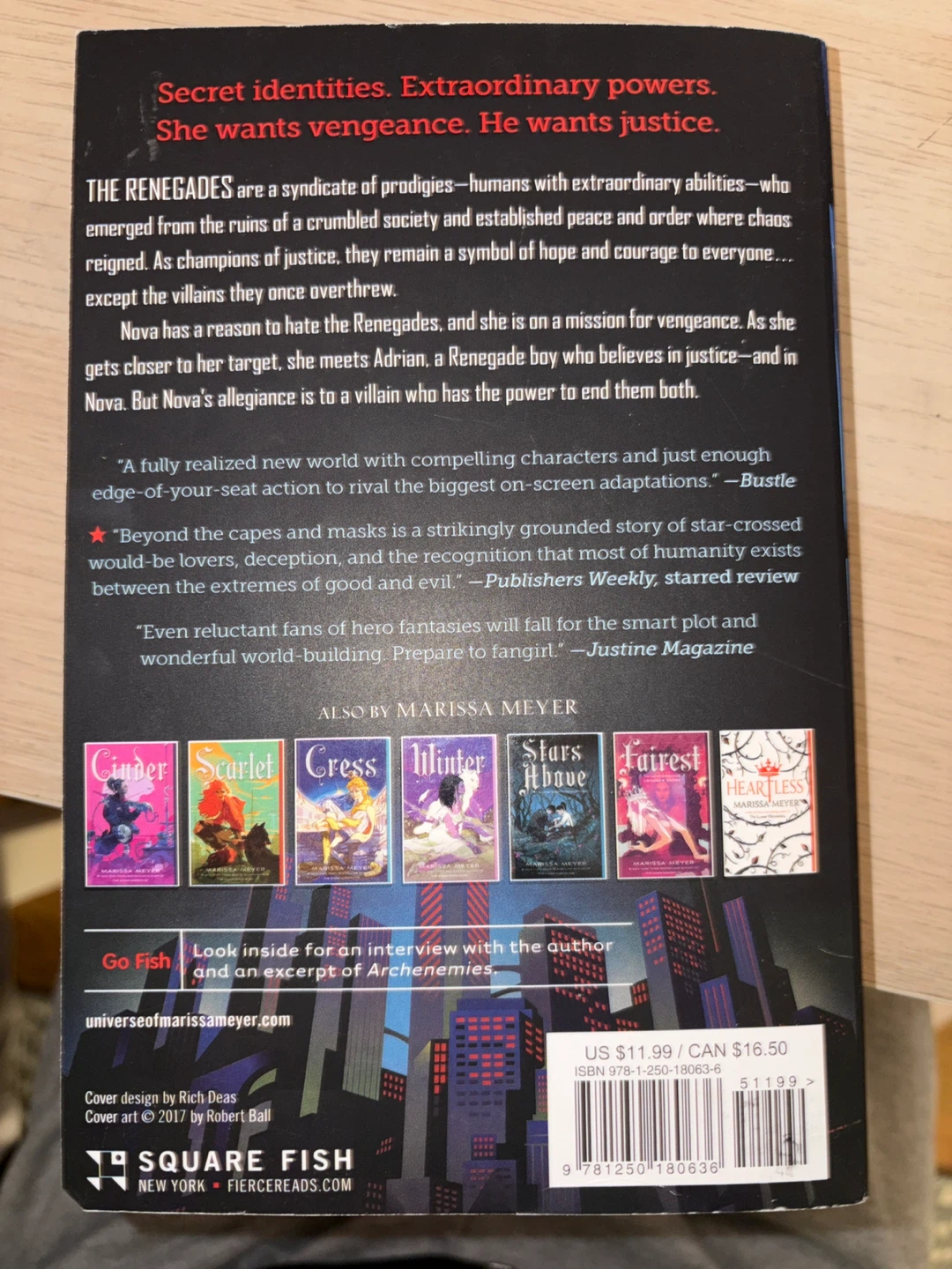 Renegades by Marissa Meyer - photo 2