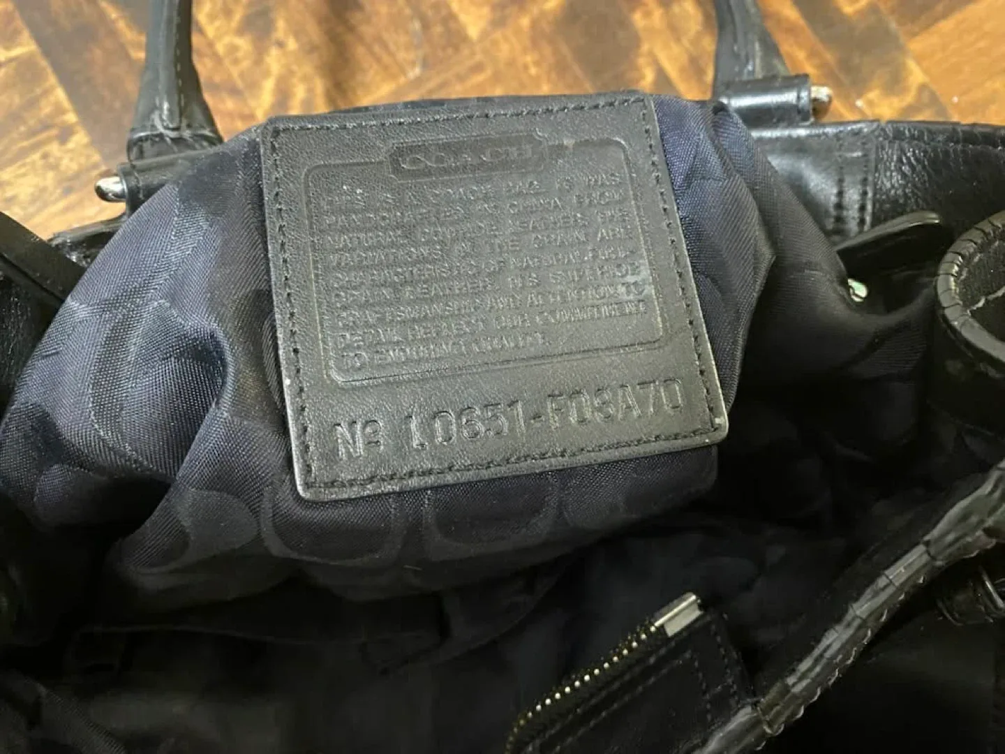 Coach Leather Tote Bag - photo 2