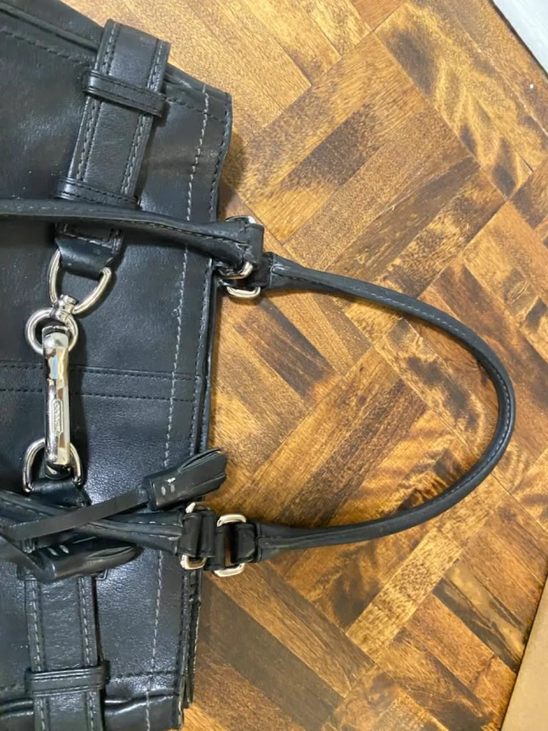 Coach Leather Tote Bag - photo 4