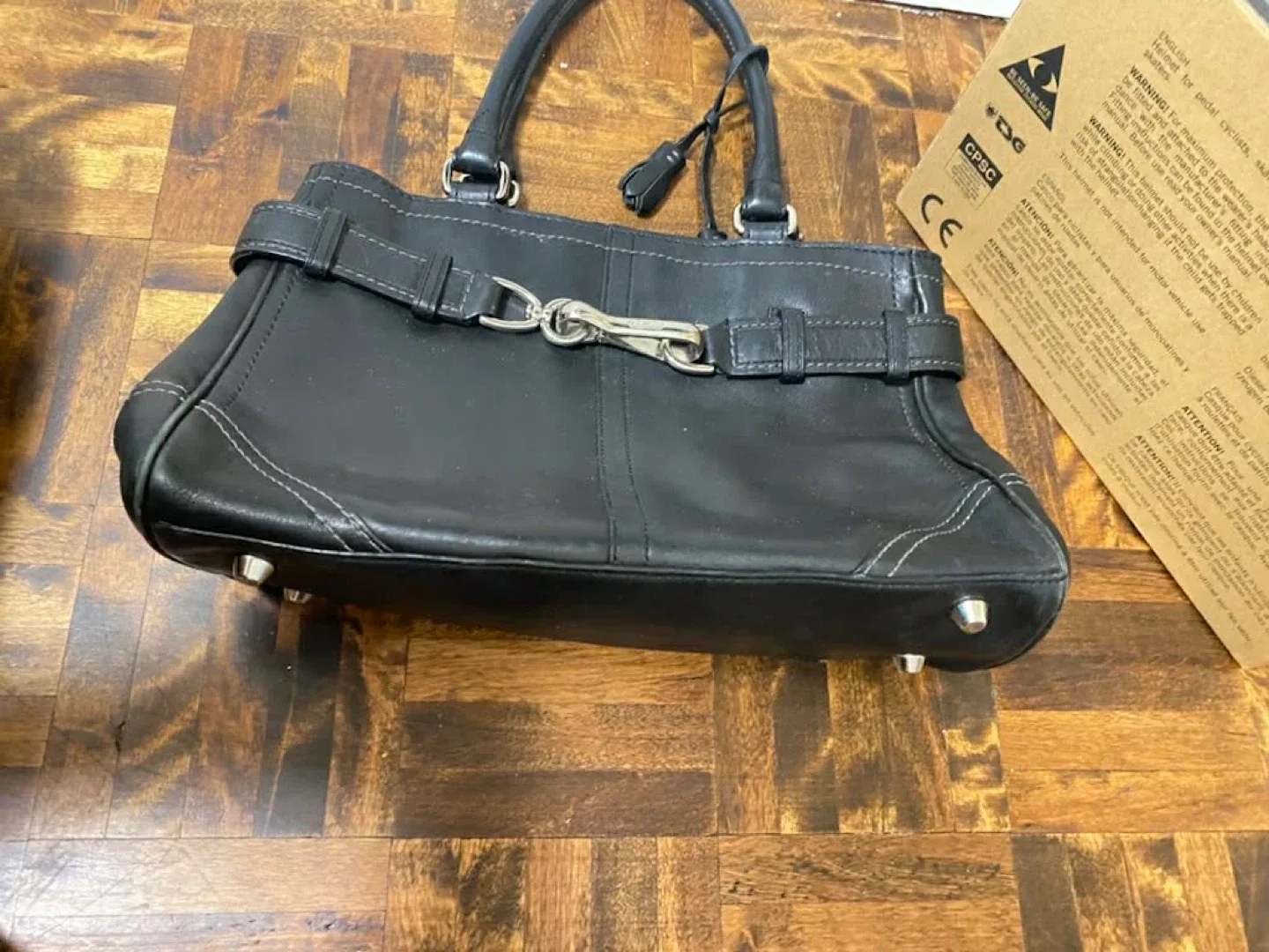 Coach Leather Tote Bag