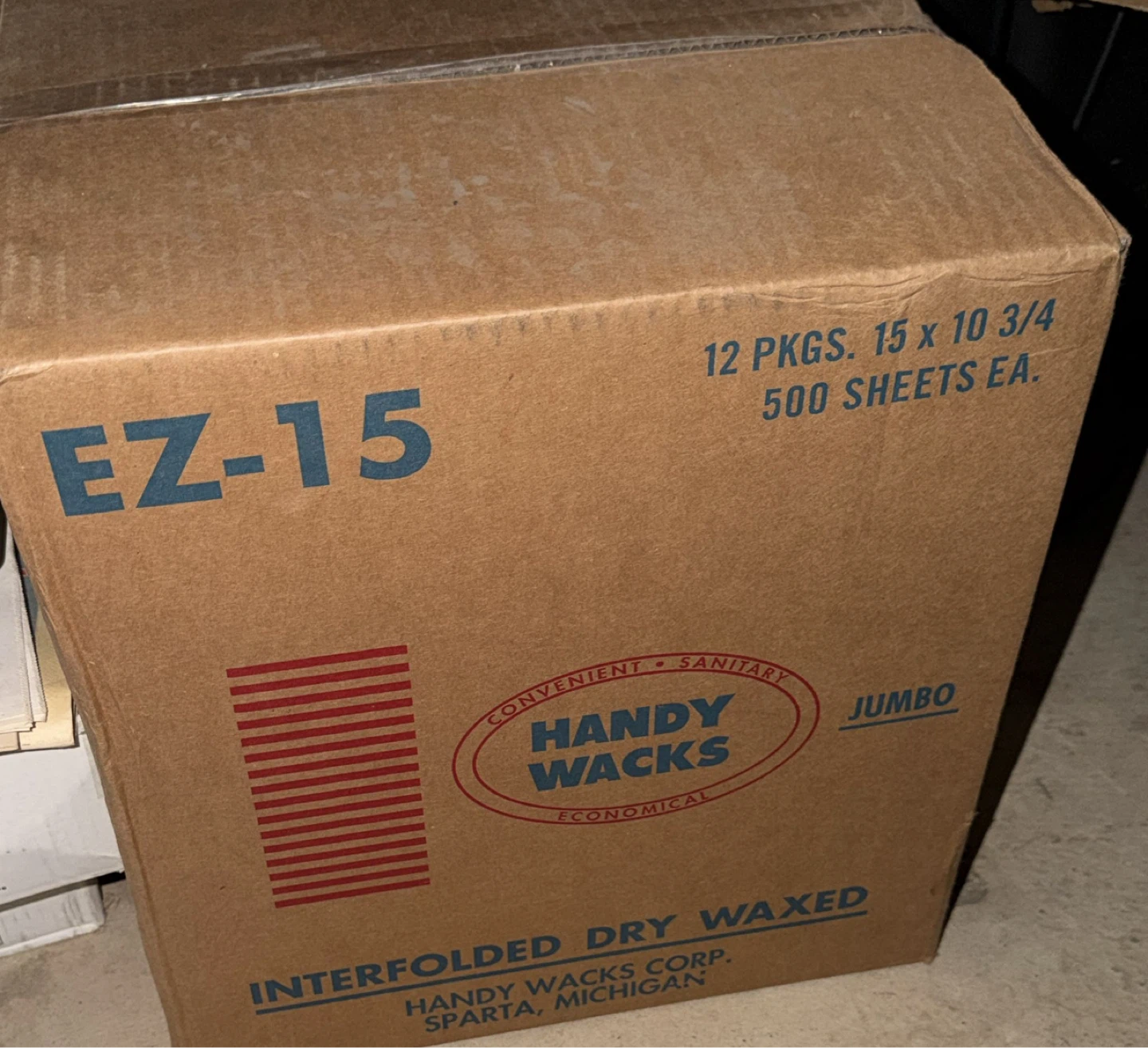 Dry Waxed Paper - Jumbo