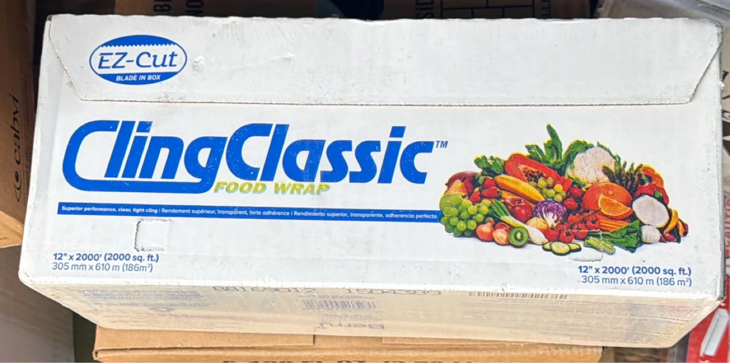 ClingClassic Food Wrap 12" x 2000'