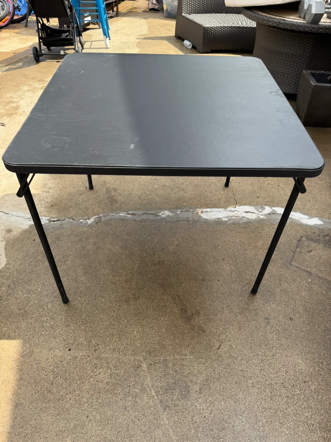 Black Folding Table