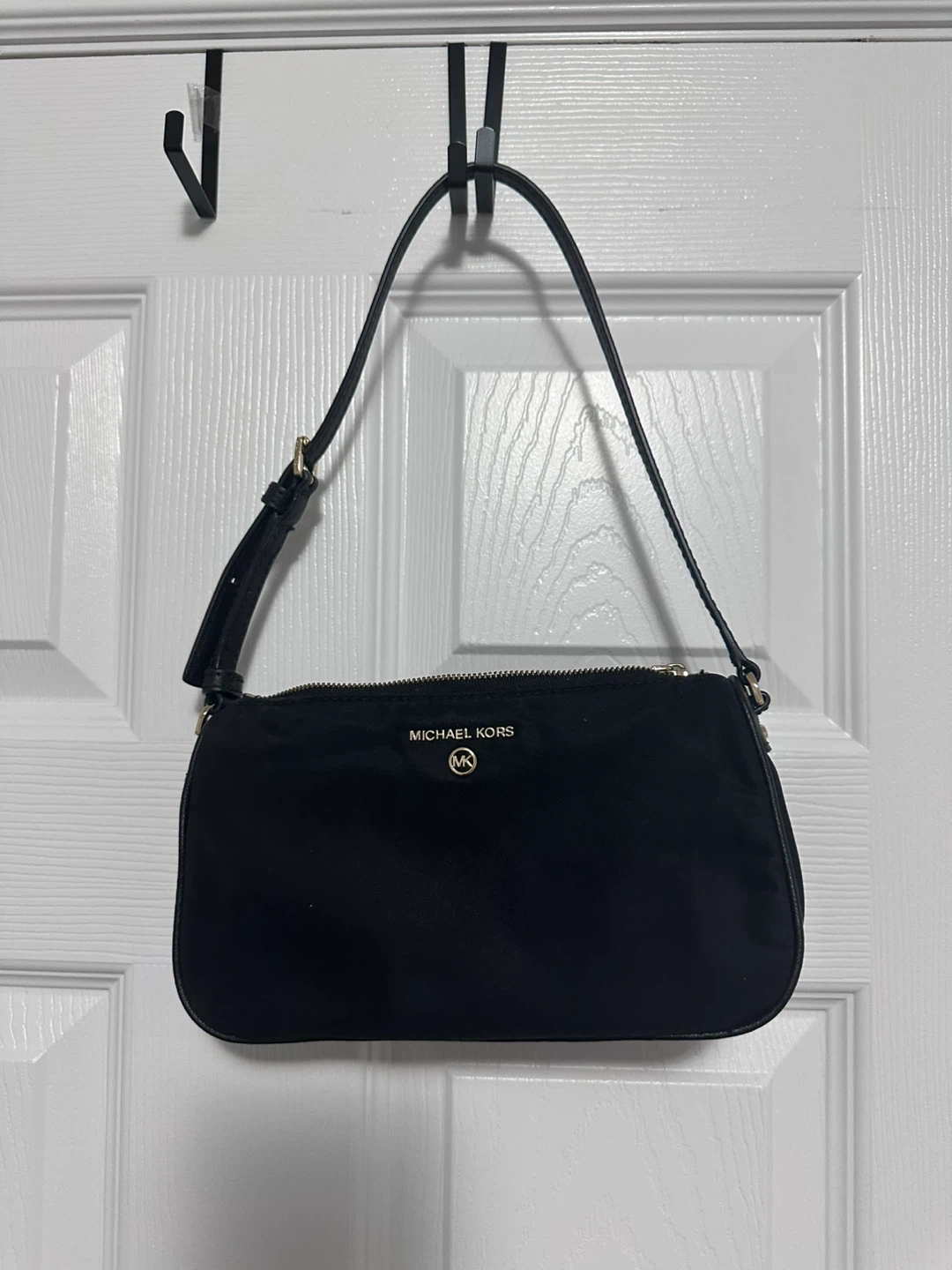 Michael Kors Black Nylon Shoulder Bag