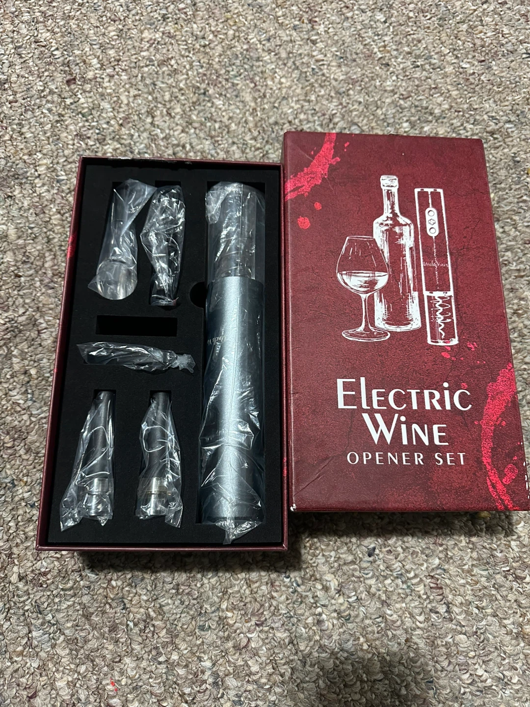 Uncle Viner Electric Wine Opener Set
