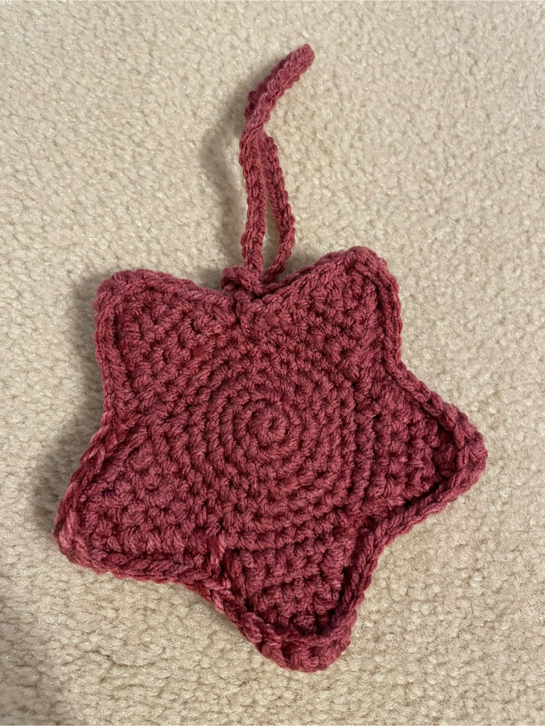 Hand-Crocheted Star Ornament/Pouch