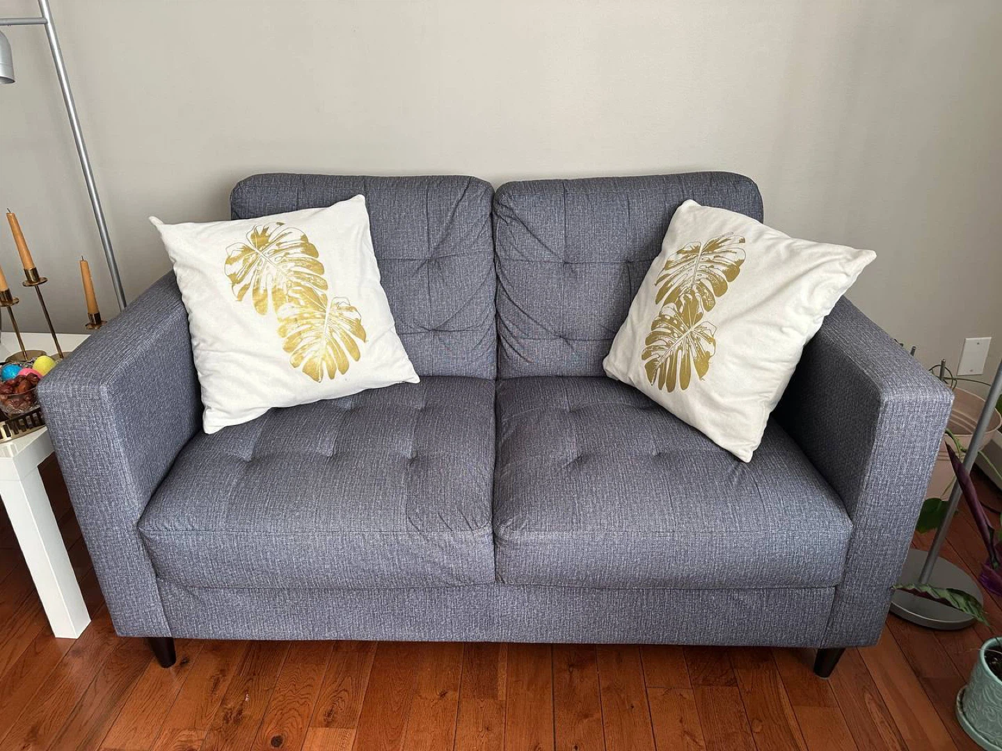 Grey Loveseat + Sofa - photo 2
