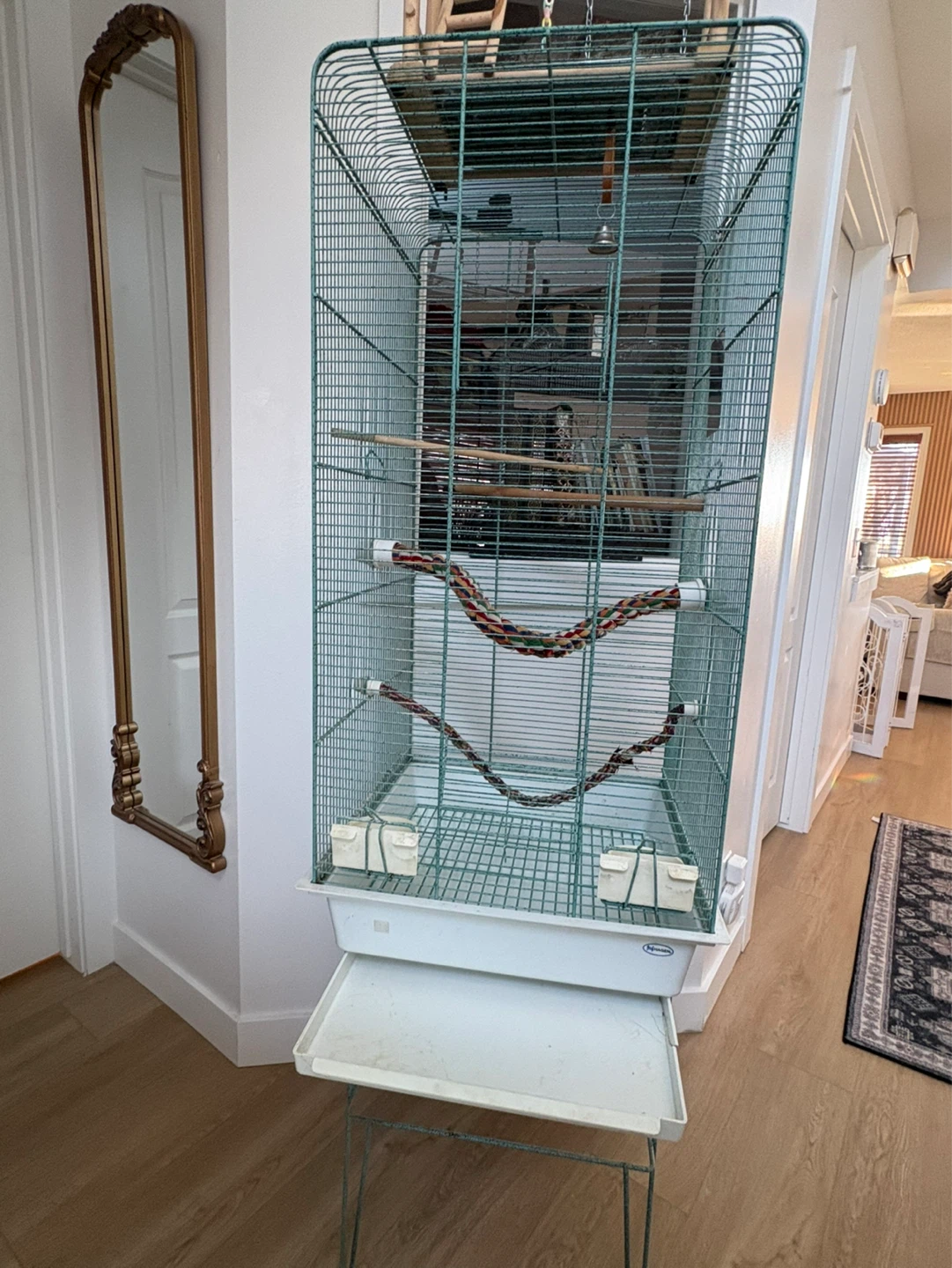Large Bird Cage with Accessories - photo 3