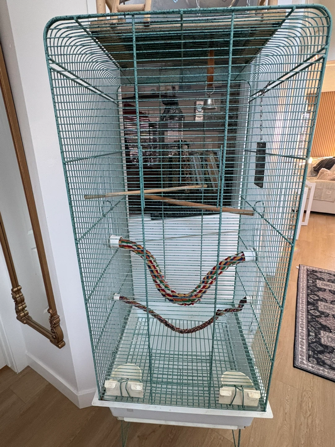 Large Bird Cage with Accessories - photo 2