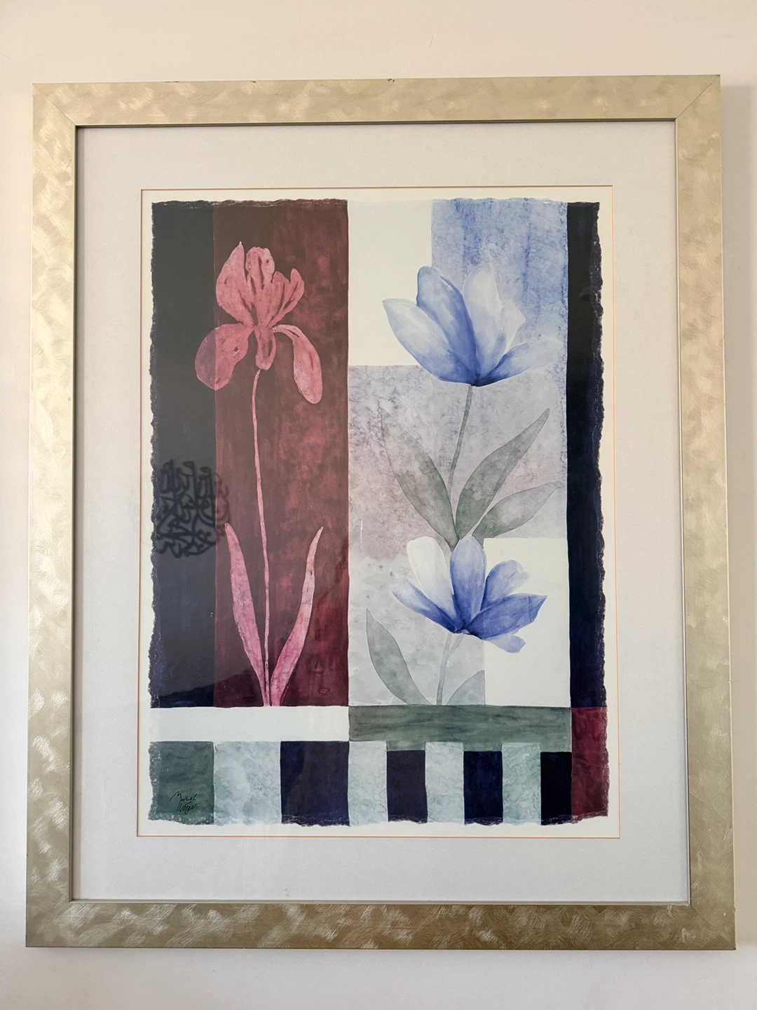 Framed Floral Watercolour Art Print