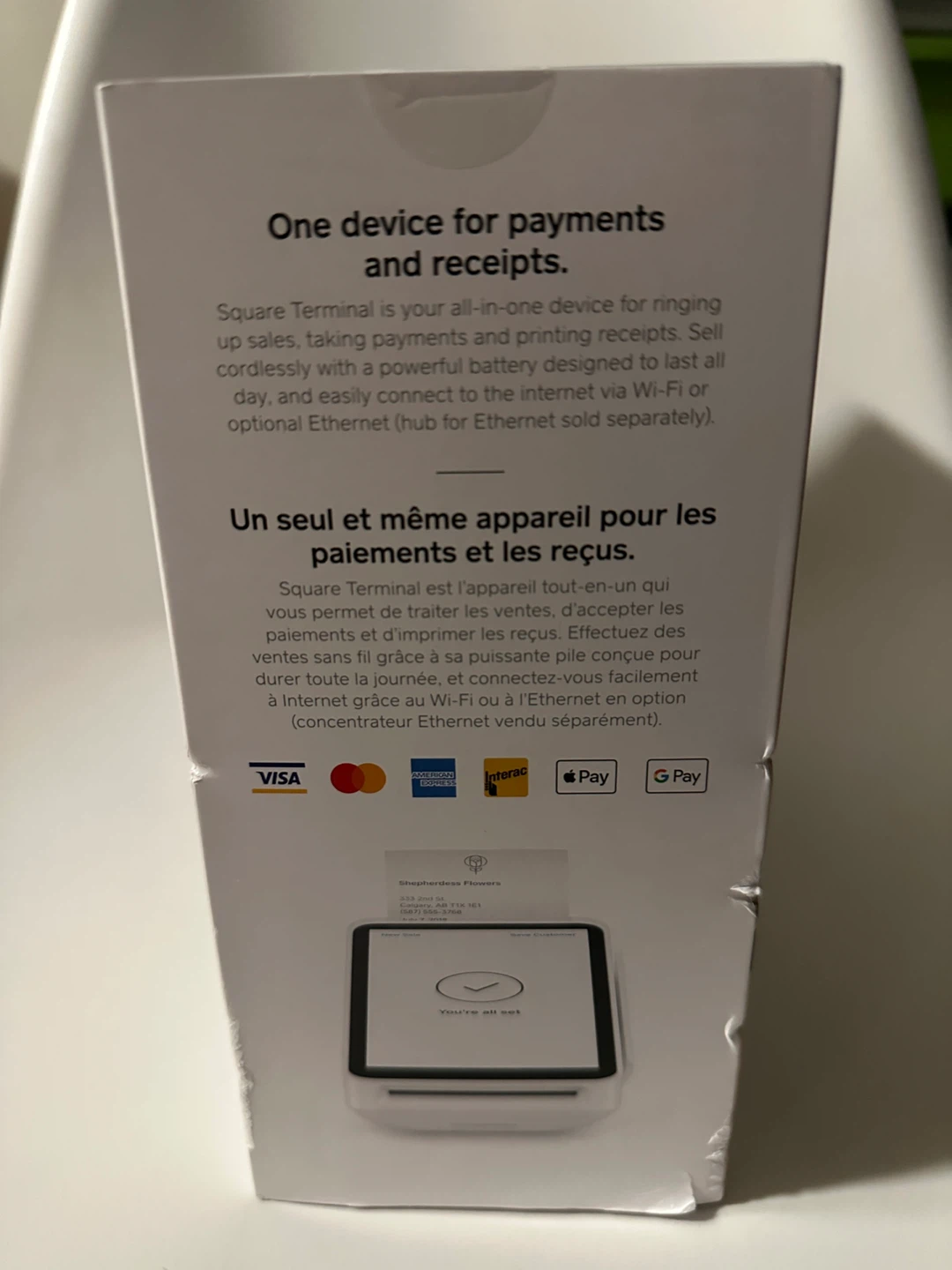 Brand new Square Terminal - White - photo 3