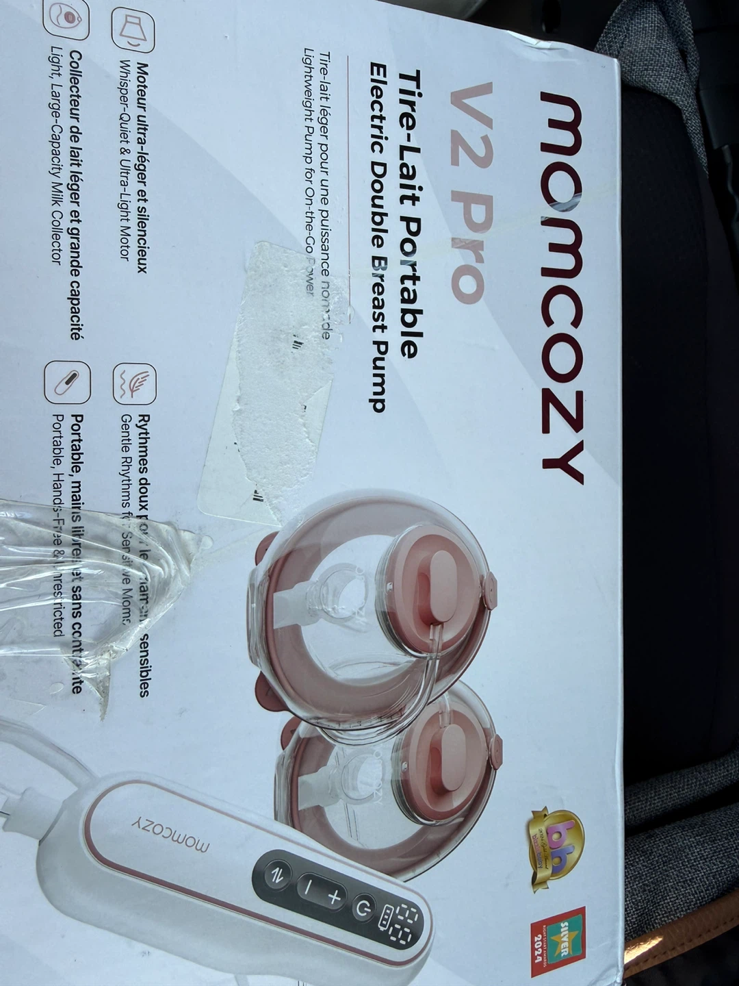 Like NEW Momcozy V2 Pro Portable Electric Double Breast Pump