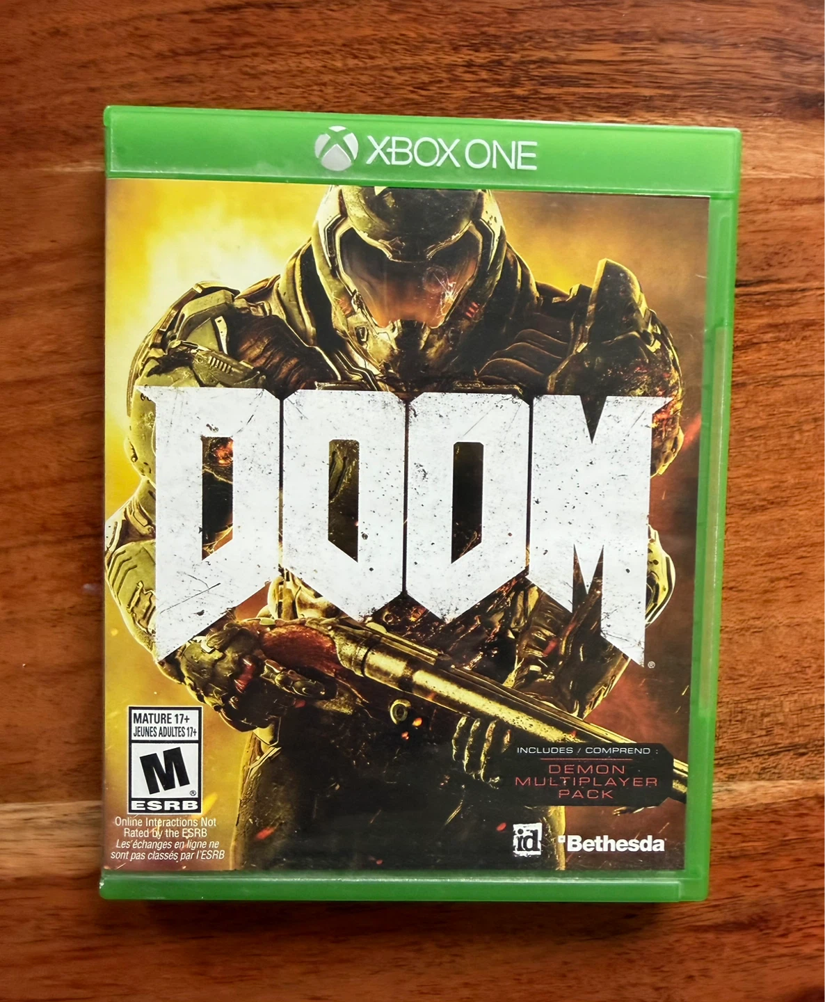 DOOM Video Game for Xbox One