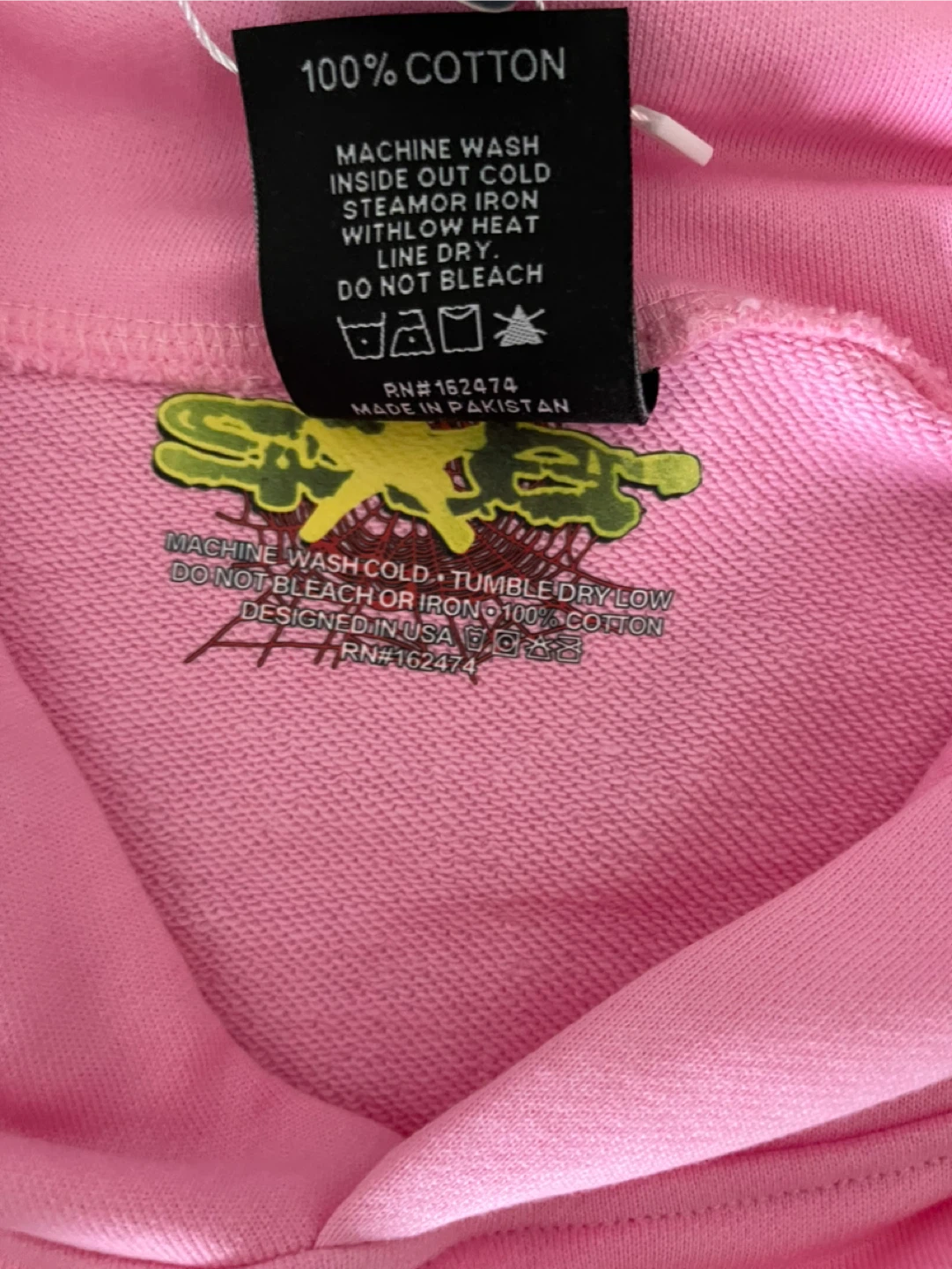 Pink Spiderweb Hoodie - photo 3