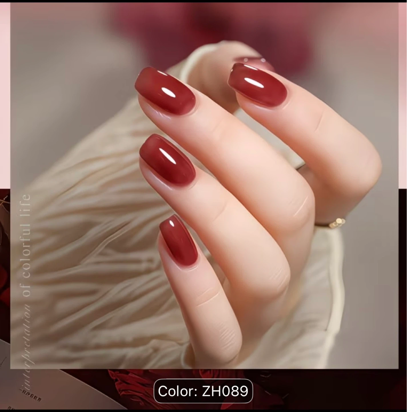 Xinzi Ran UV Gel Nail Polish - 15ml, Color ZH089 - photo 3