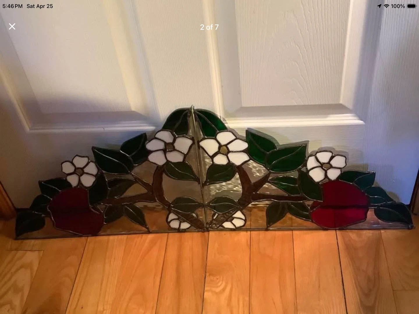 Vintage Stained Glass Panels 🐞 - photo 2