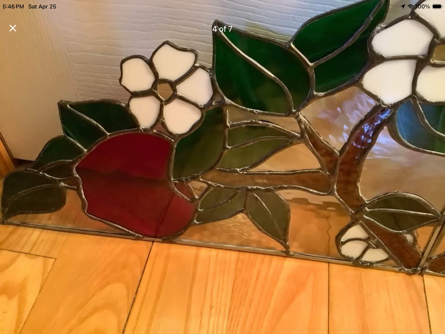 Vintage Stained Glass Panels 🐞 - photo 4