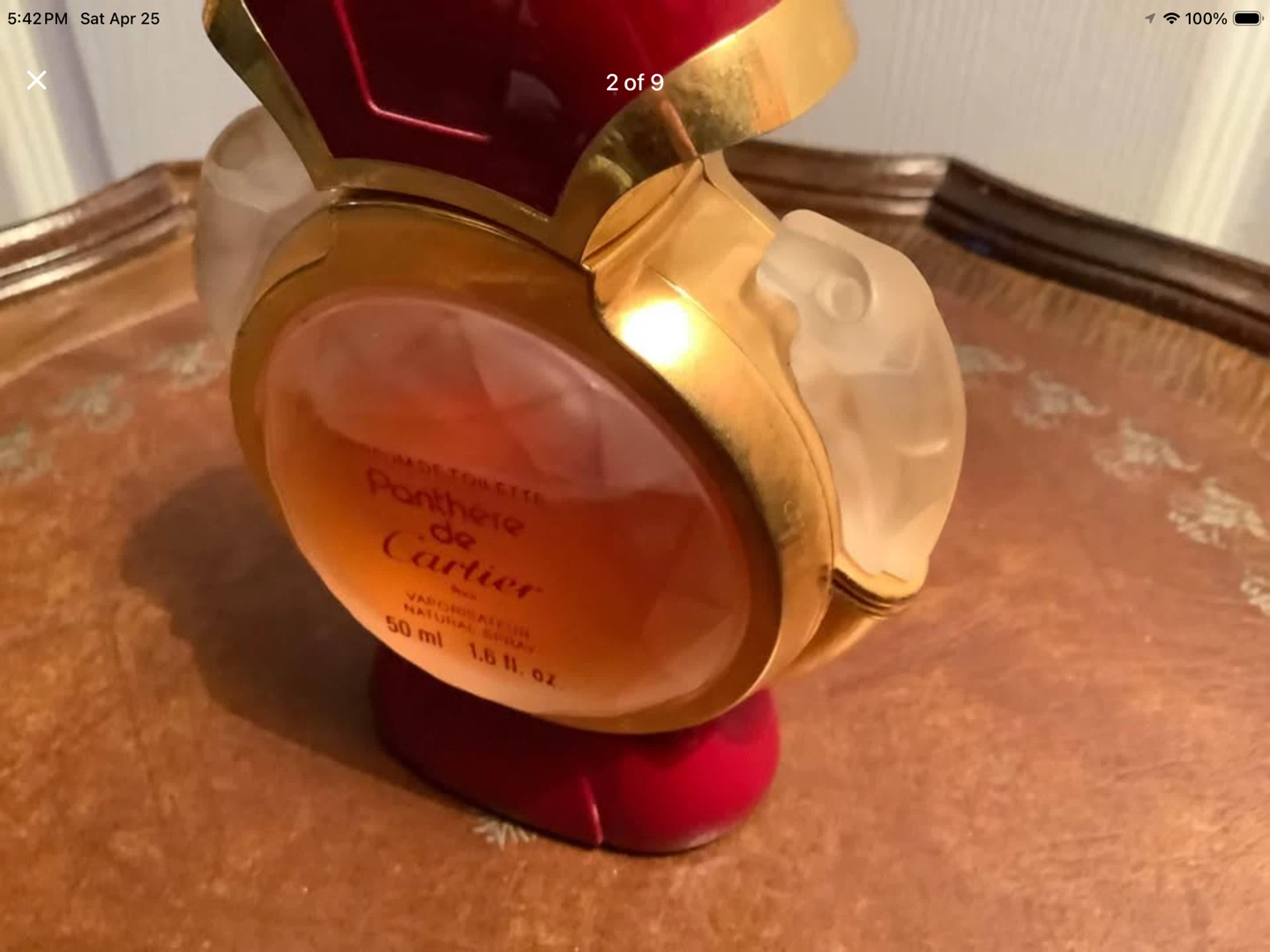Vtg Panthere de Cartier Parfum de Toilette Perfume 🐞 - photo 2