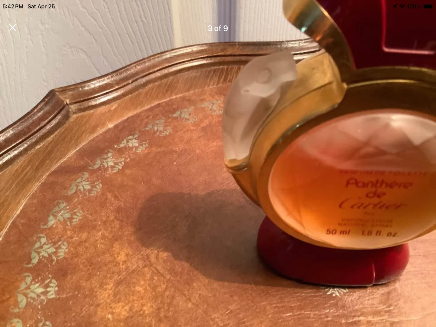 Vtg Panthere de Cartier Parfum de Toilette Perfume 🐞 - photo 3