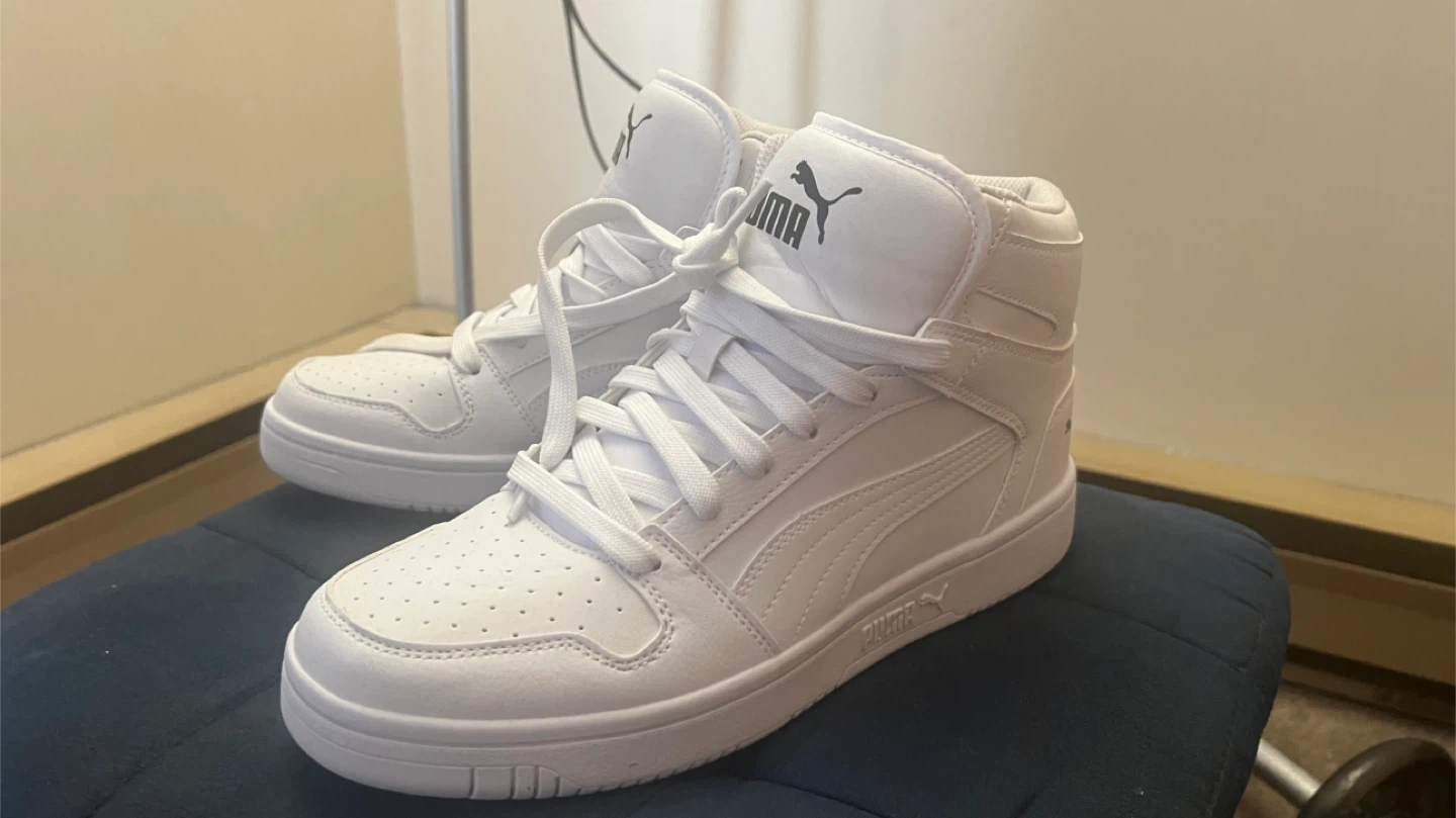 Puma White High-Top Sneakers - photo 2