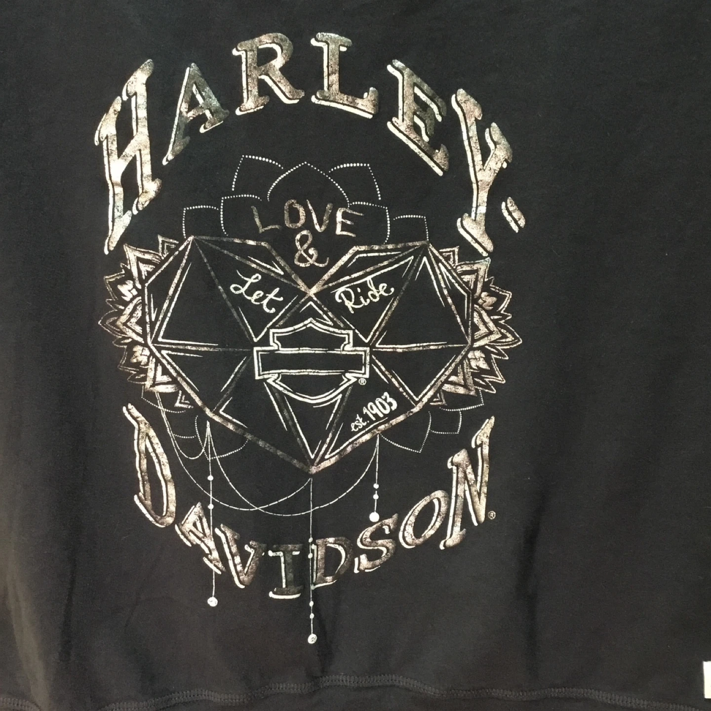 Harley Davidson Black Graphic T-Shirt Size 2XL - photo 4