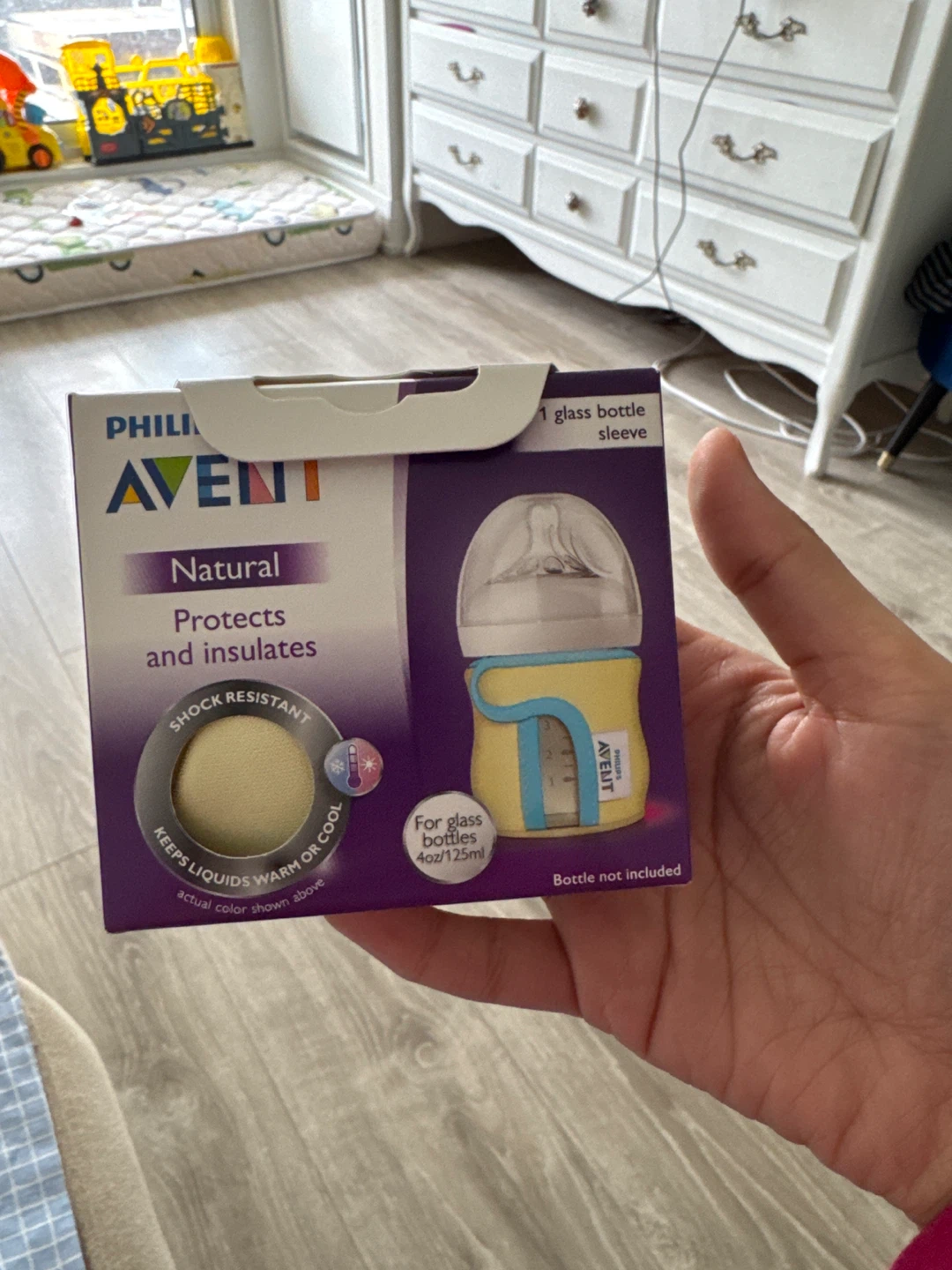 Philips Avent Natural Response Nipple & Glass Bottle Sleeve
