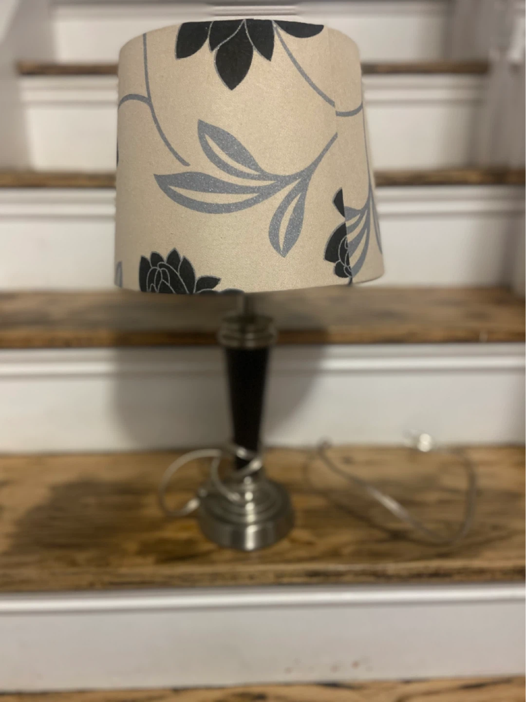 Table Side Floral Lamp