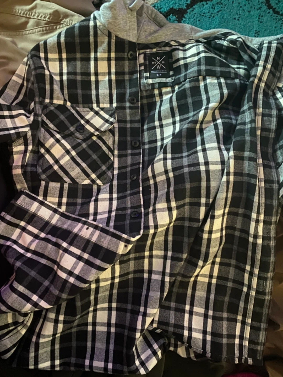 Men's Cargo Pants and Plaid Shirt Bundle 5each - photo 3
