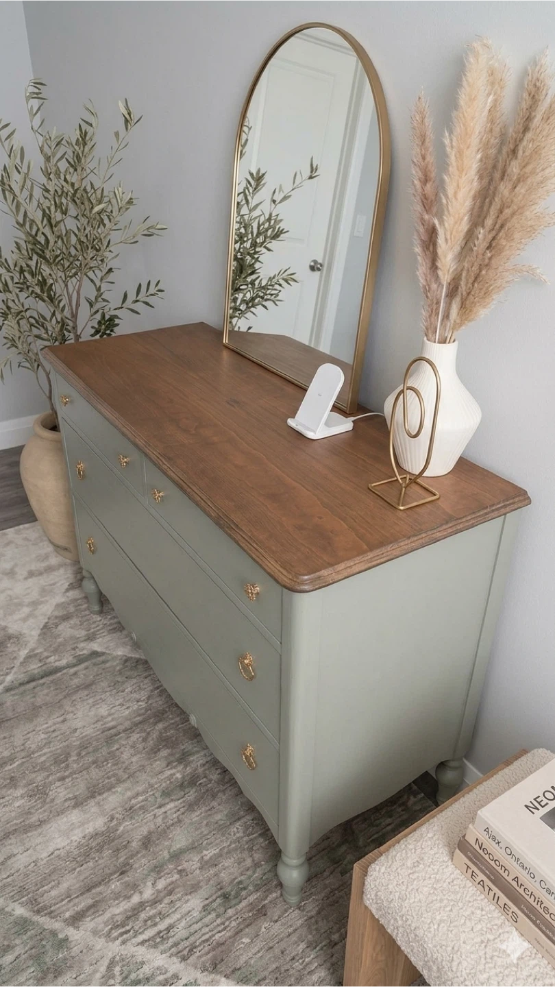 ✨Warm Wood Mid Century Dresser – Clean Lines & Timeless Style✨ - photo 3