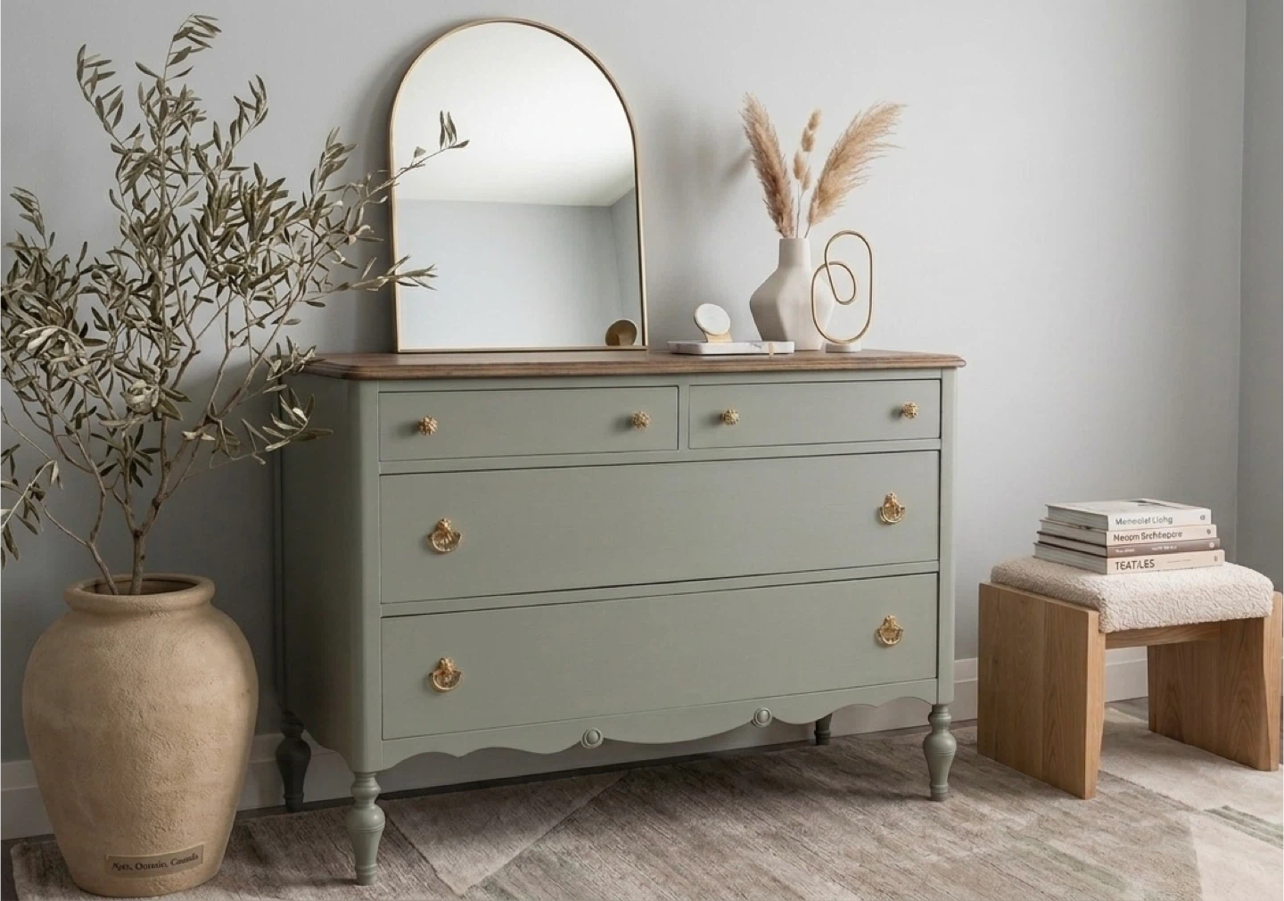 ✨Warm Wood Mid Century Dresser – Clean Lines & Timeless Style✨