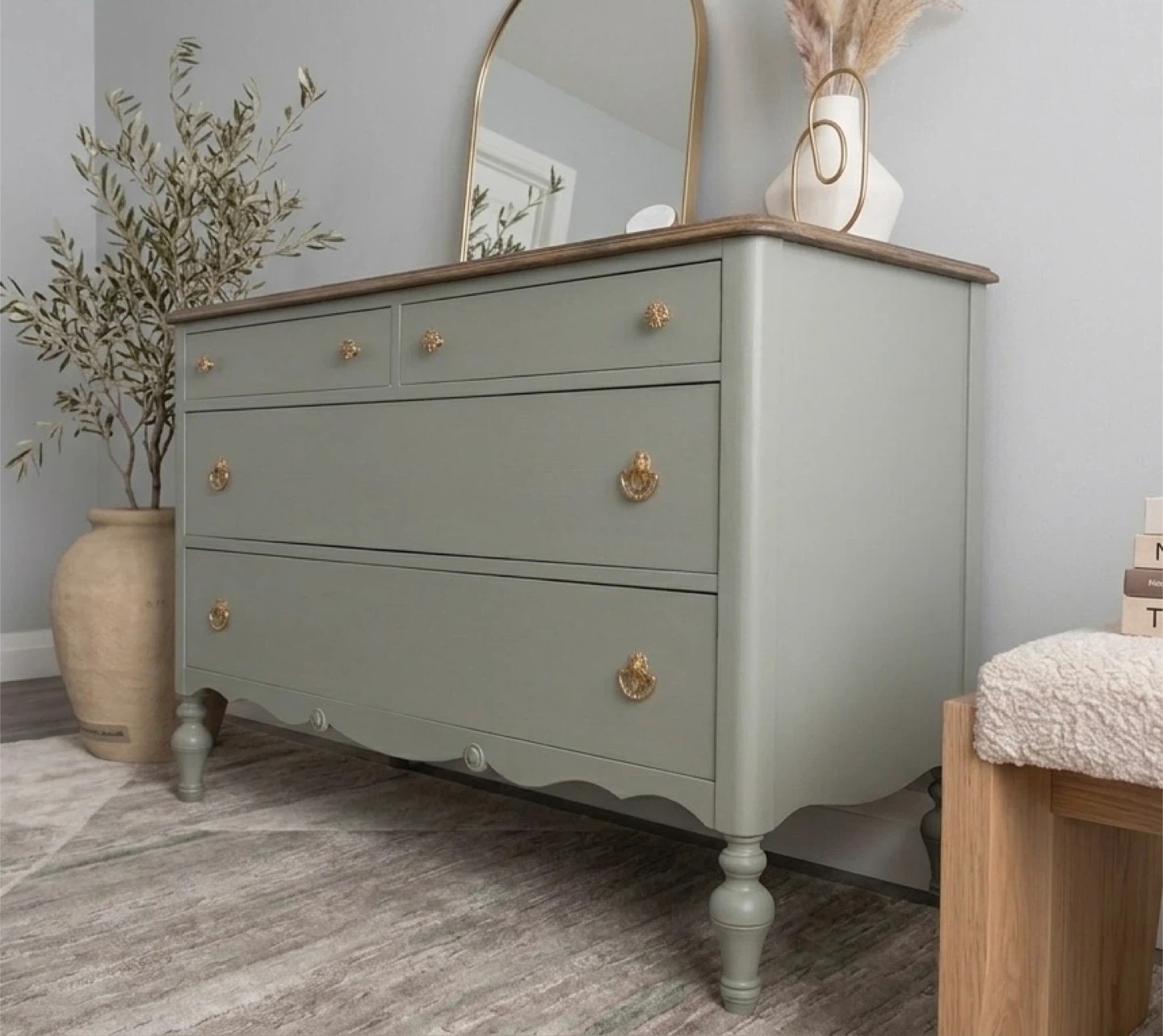 ✨Warm Wood Mid Century Dresser – Clean Lines & Timeless Style✨ - photo 2