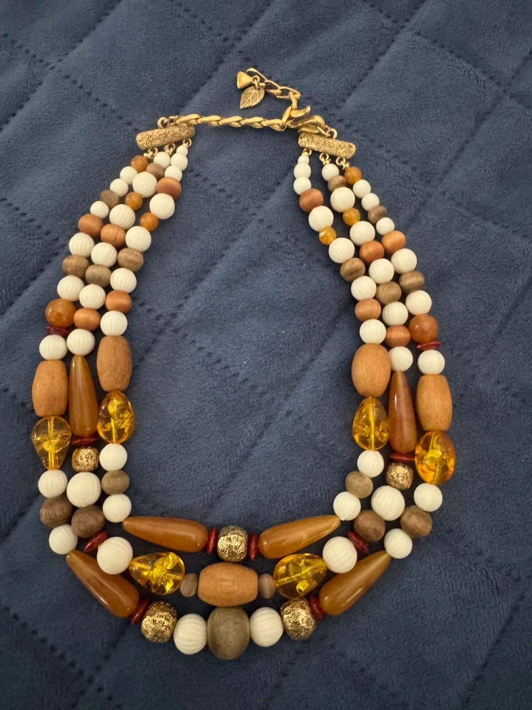 LCI - Vintage Liz Claireborne  Multi-Strand Beaded Necklace - photo 2