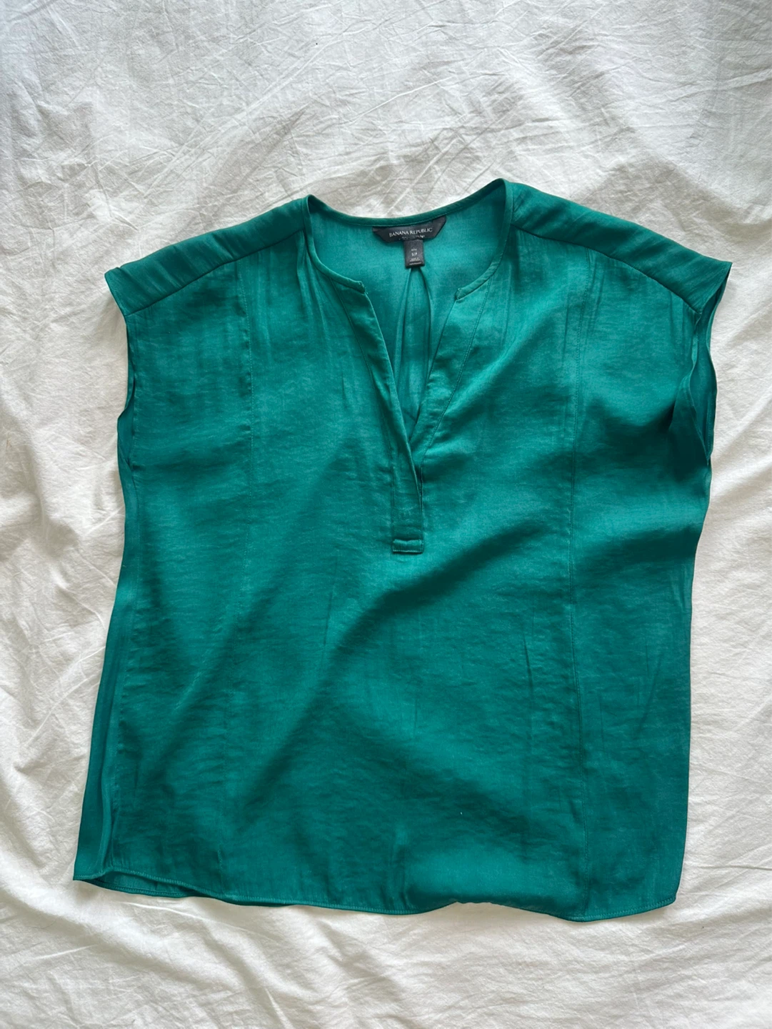Banana Republic Petite S/P Teal  Blouse 🌱 - photo 3