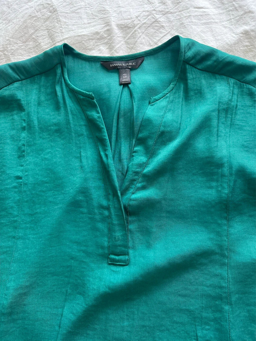 Banana Republic Petite S/P Teal  Blouse 🌱 - photo 4
