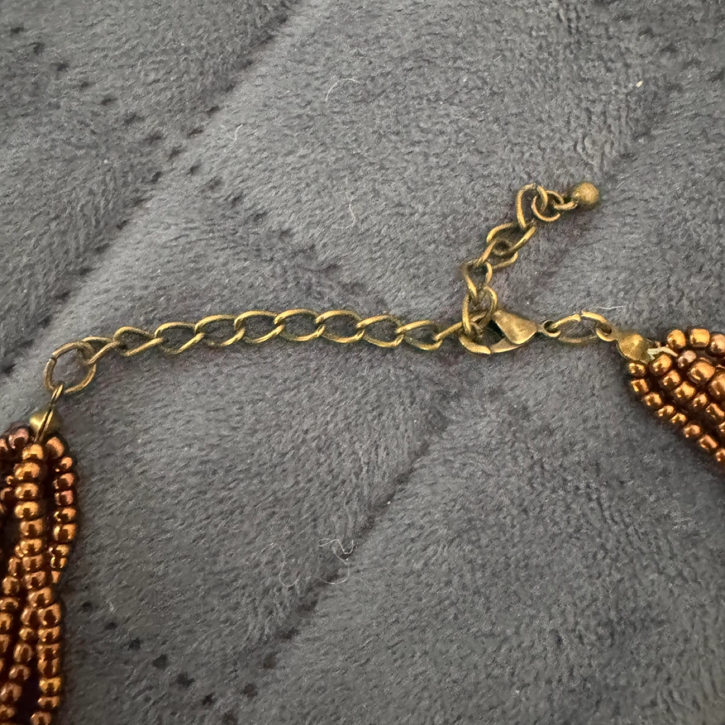 Vintage Multi Strand Layered Beaded Statement Necklace BOHO - photo 4