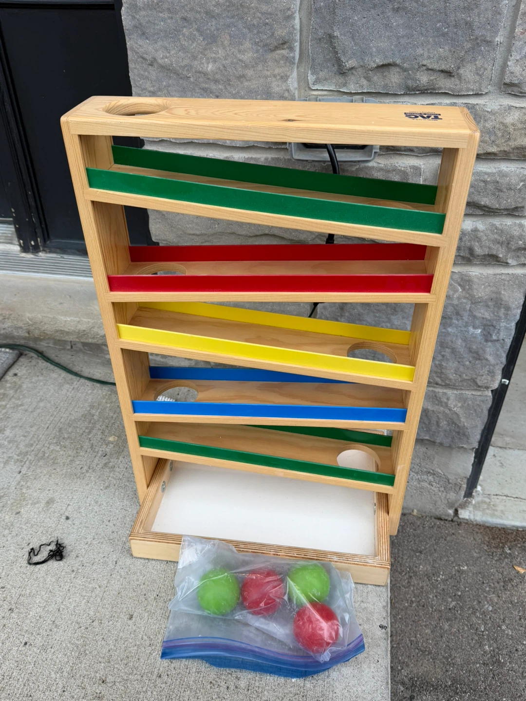 TAG Toys Wooden Ball Ramp