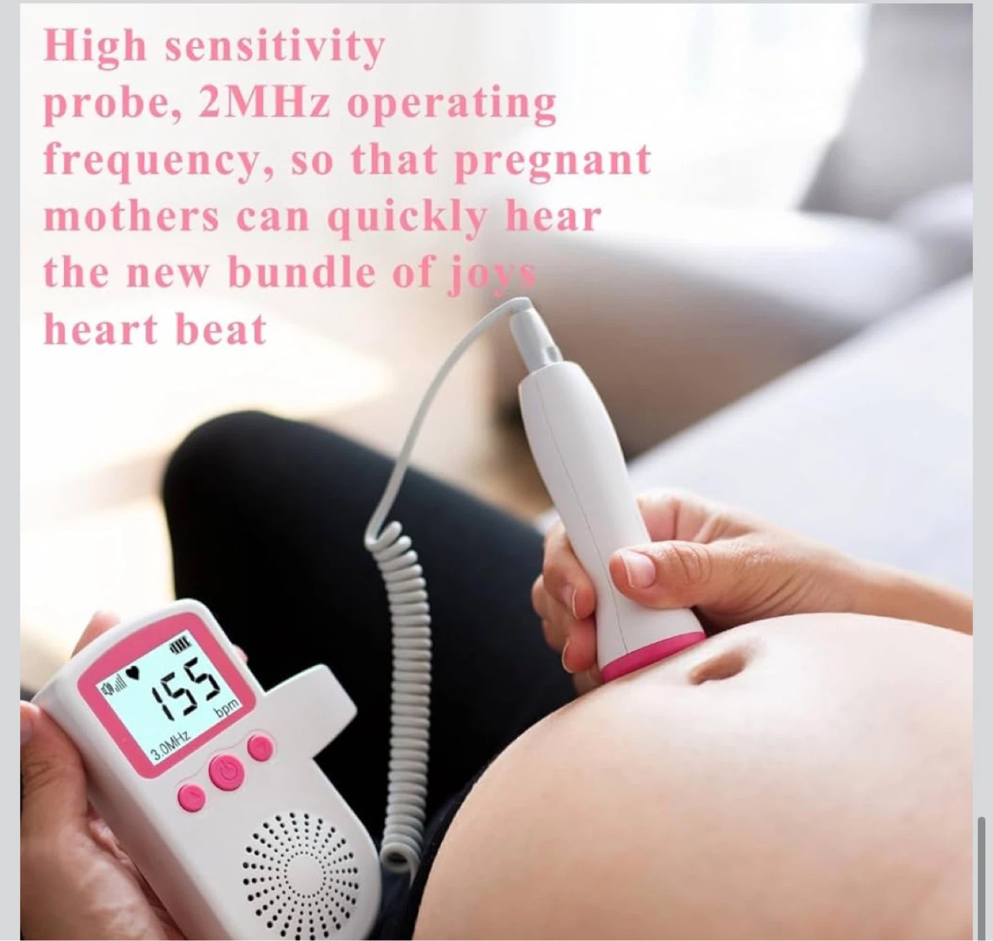 Fetal Doppler JSL-T501 Baby Heartbeat Monitor - photo 3