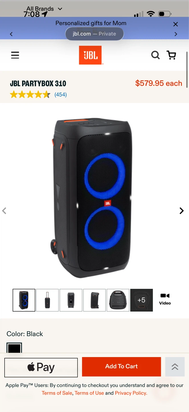 JBL PartyBox 310 Bluetooth Speaker - photo 3