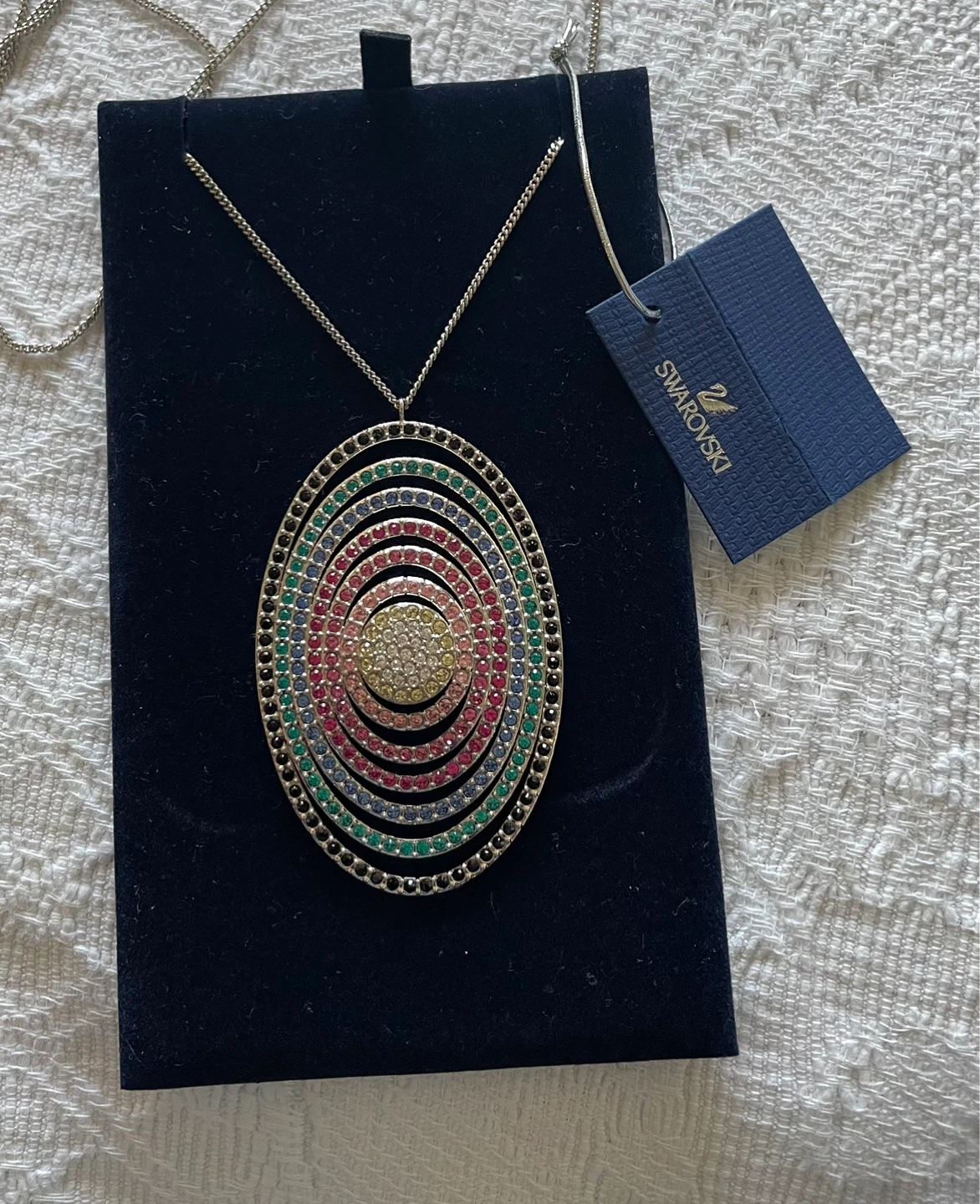 Swarovski Oval Crystal Pendant Necklace - photo 3