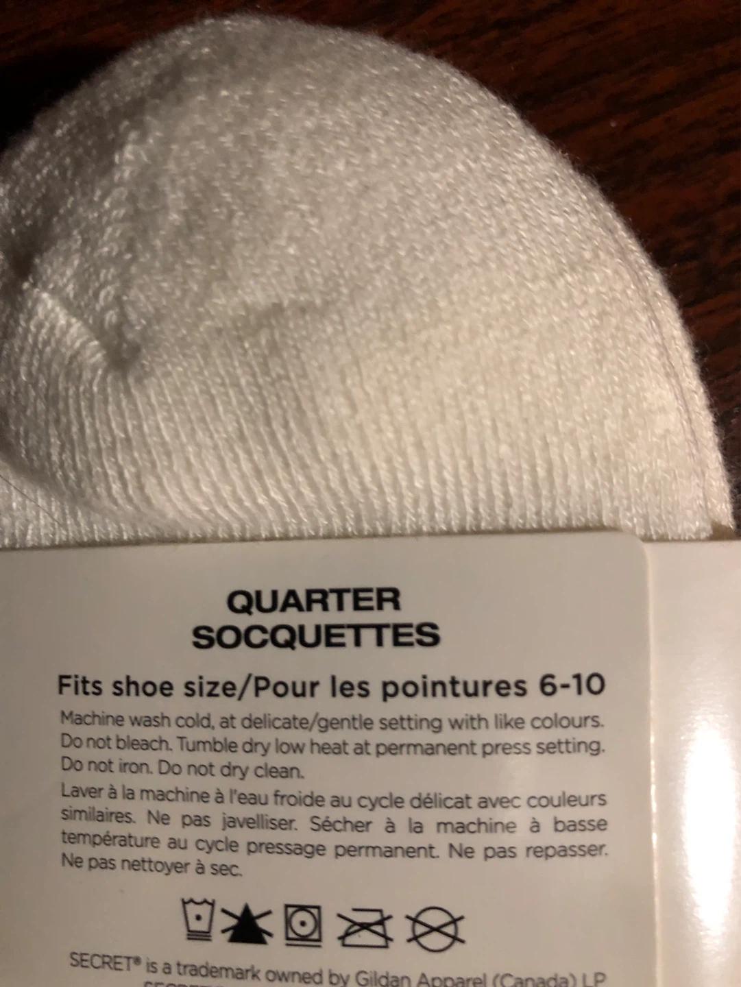 Women’s Secret Comfort Bamboo Quarter Socks White Size 6-10 - photo 2
