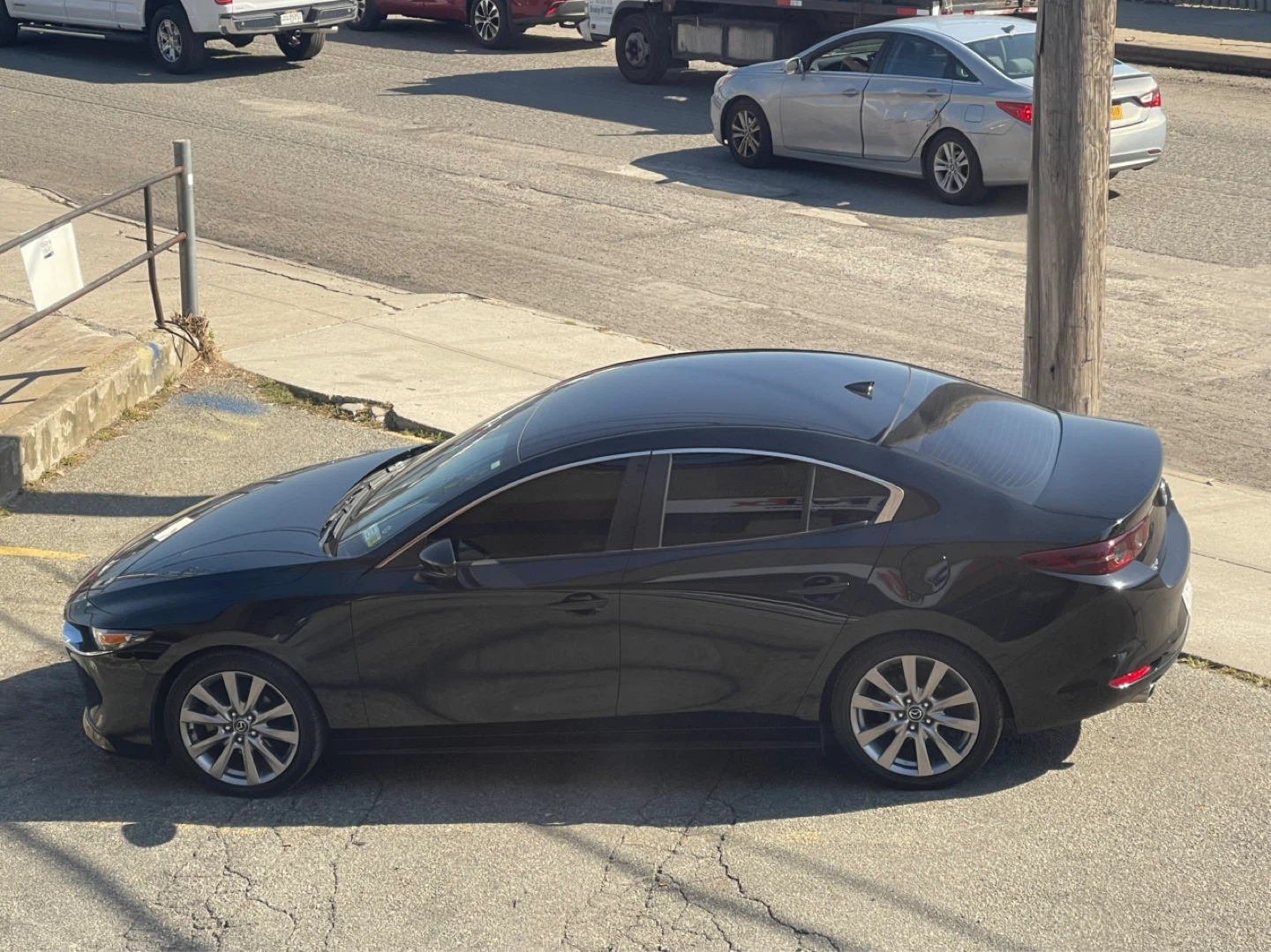 Black Mazda 3 Sedan