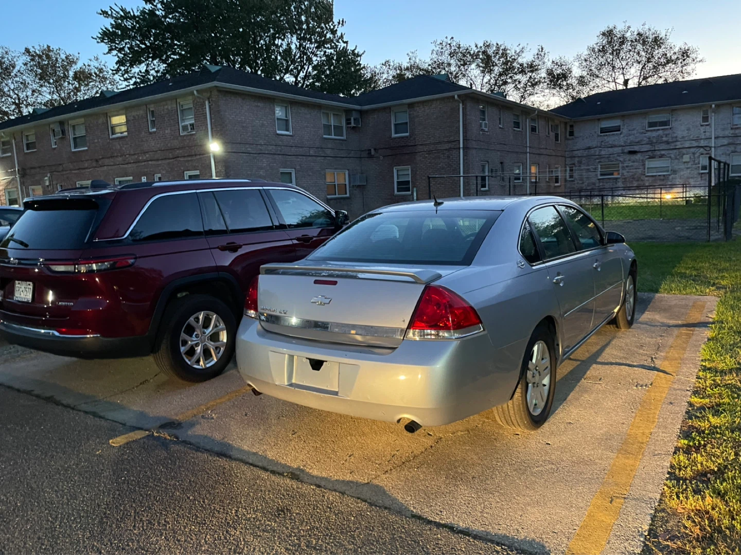 Silver Chevrolet Impala LTZ Sedan