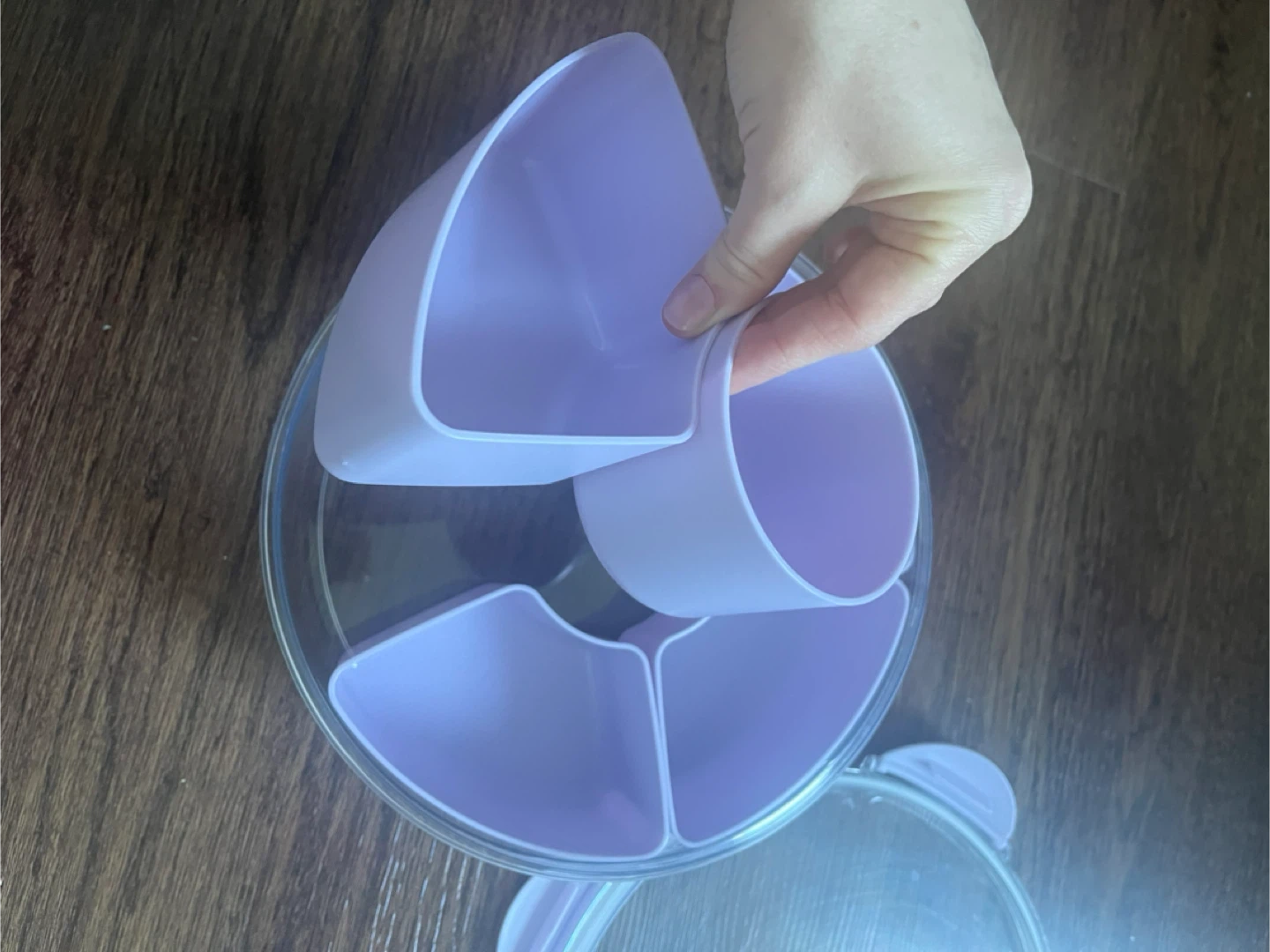 NEW Food Platter with Lid & Compartments - photo 3