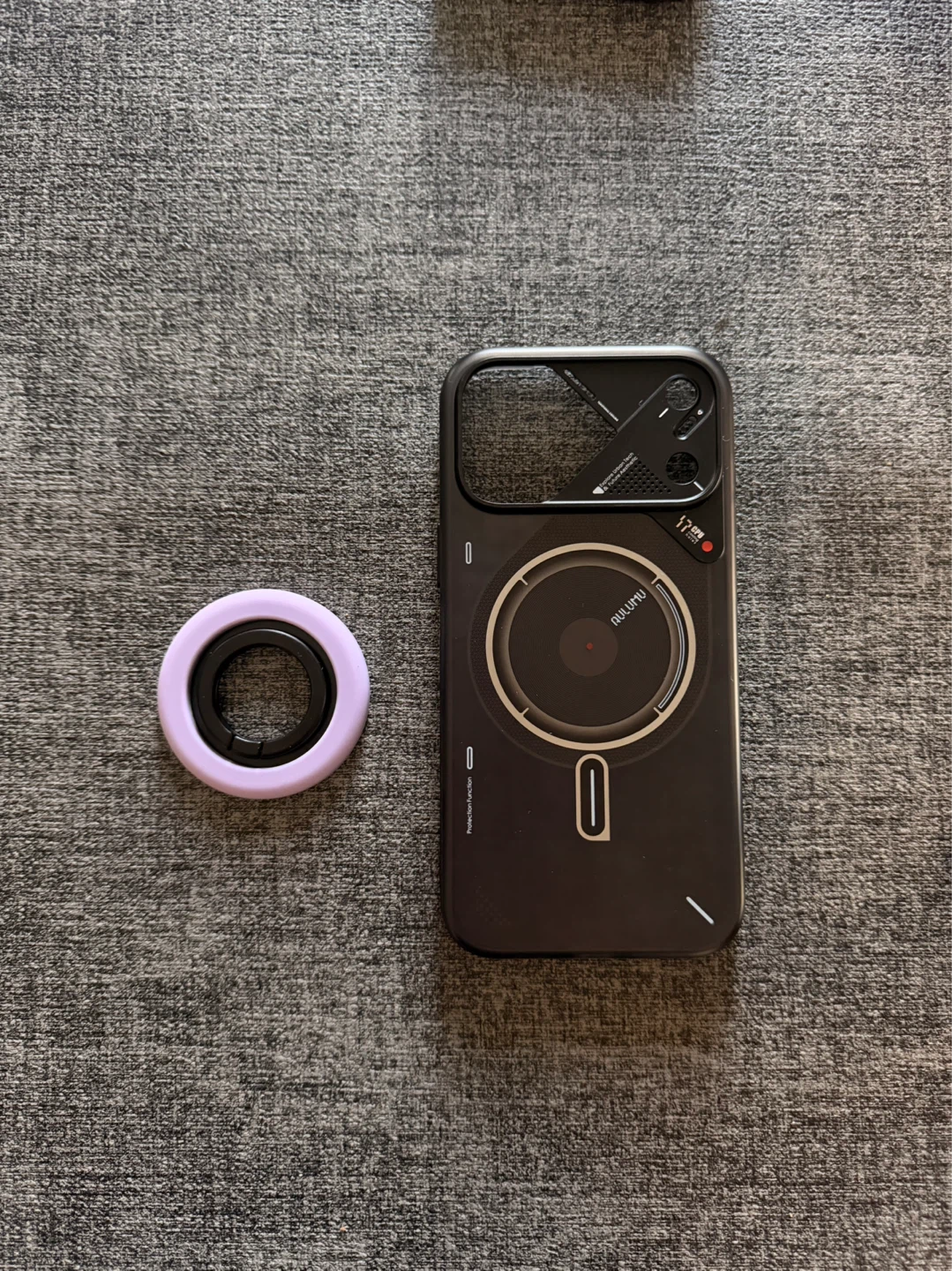 AULUMU MagSafe Compatible Phone Case with Pop Socket