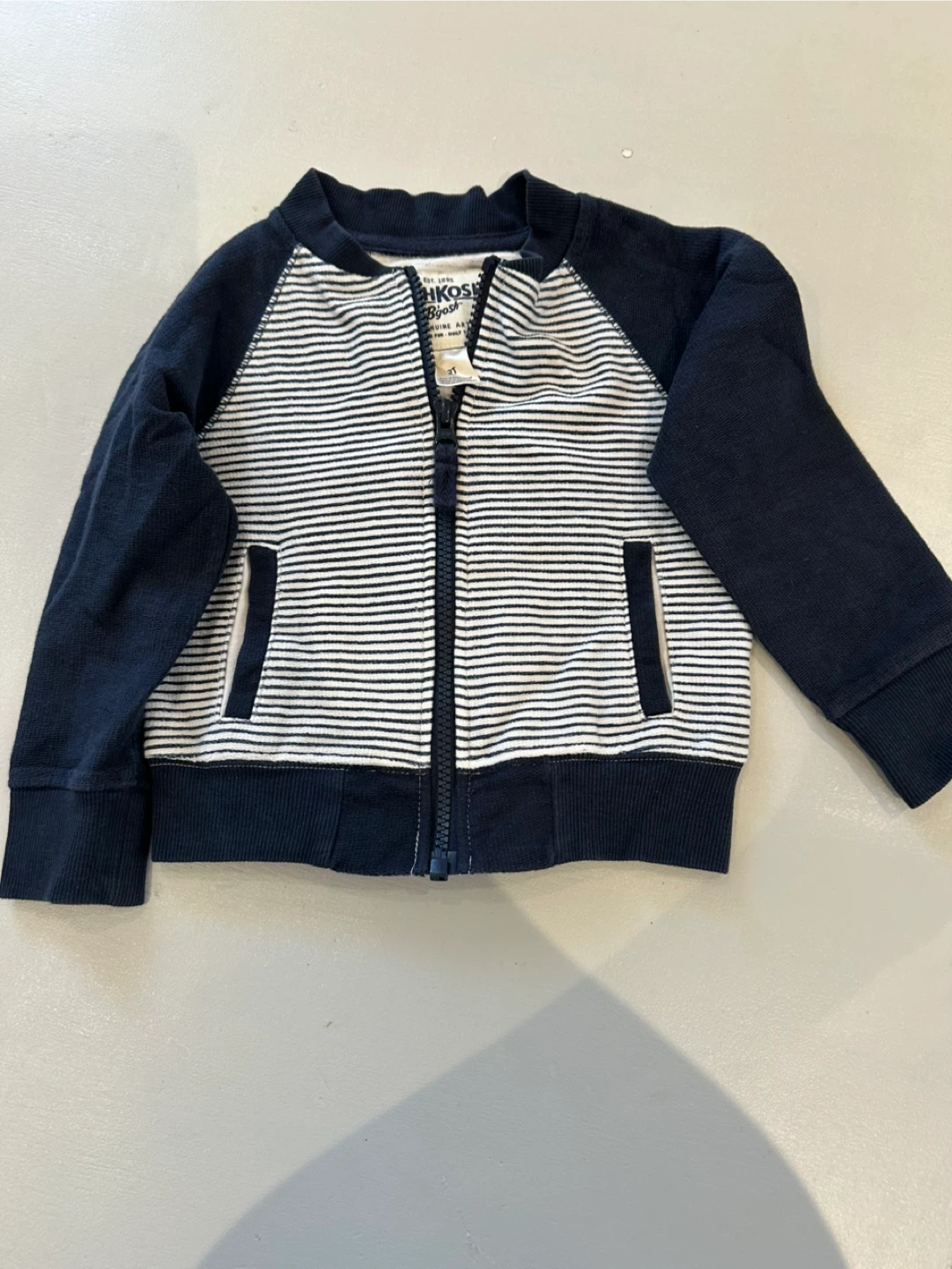 OshKosh B'gosh Striped Bomber Jacket