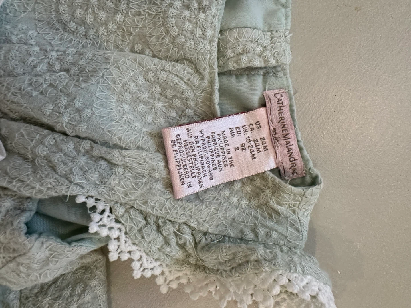 Catherine Malandrino Baby Dress - 24 Months