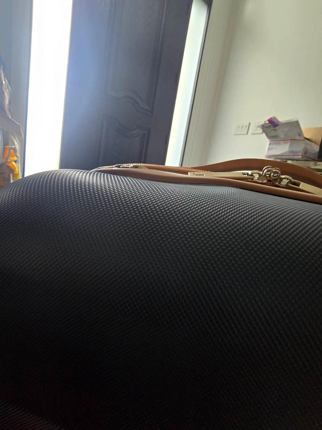 Jetstream Blue and Tan Hardshell Spinner Luggage - photo 2