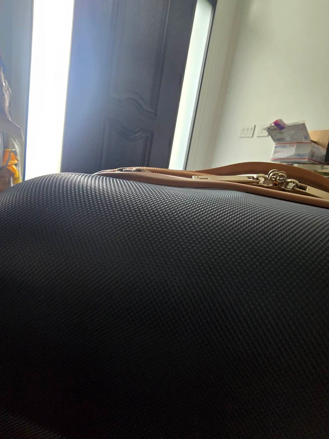 Jetstream Blue and Tan Hardshell Spinner Luggage - photo 2